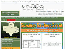 Tablet Screenshot of factoryexpodirect.com
